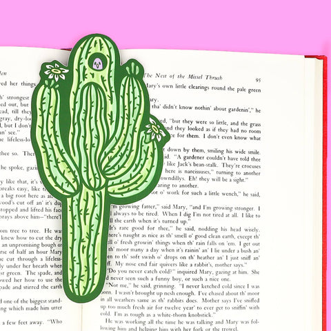 Saguaro Cactus Southwestern Desert Reading Gift Bookmark