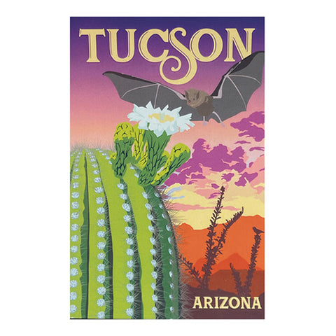 Bat & Saguaro Arizona 8x10 Print