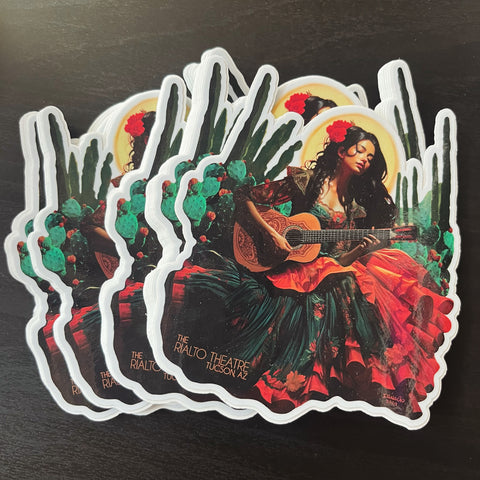 La Guitarrista Sticker
