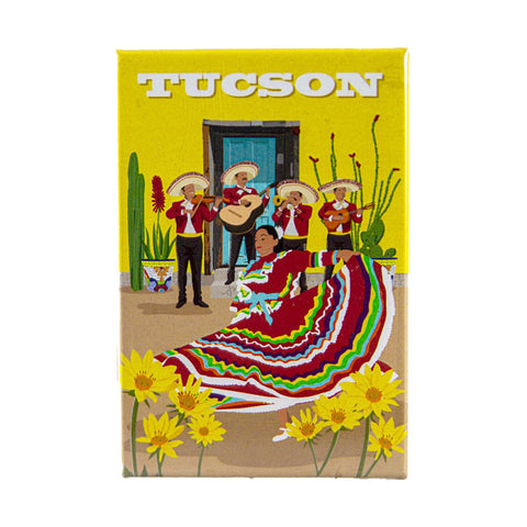 Mariachi Retro Trek Magnet