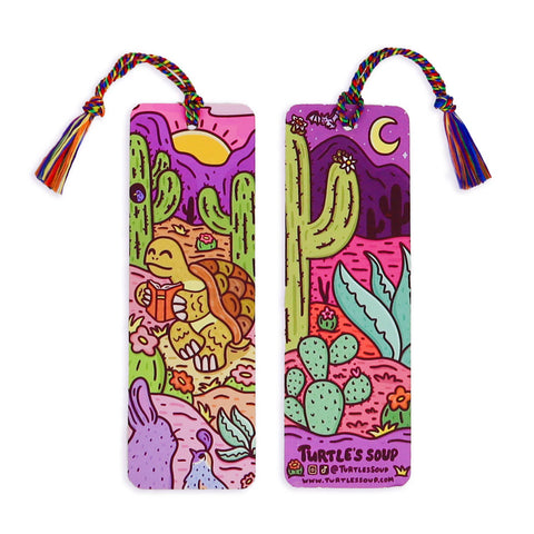 Desert Wildlife Reading Reader Gift Bookmark