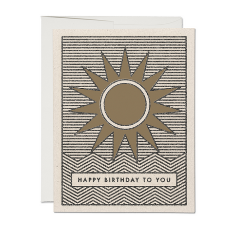 Sunshine Birthday Birthday Greeting Card