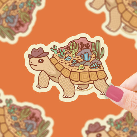 Desert Tortoise Vinyl Sticker