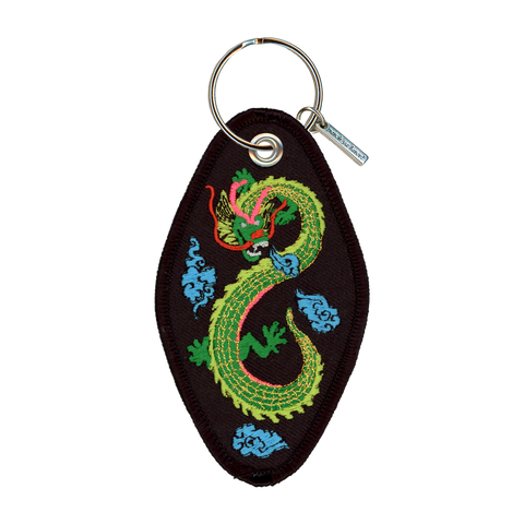 Puff Puff Pass Embroidered Keychain