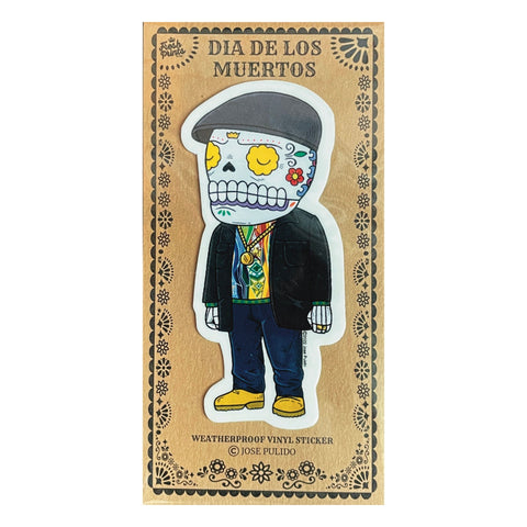 Biggie Smalls Day of the Dead Musician Assorted Sticker