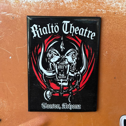 Rialto Theatre Motörhead-Inspired Magnet